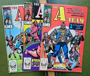 3 Hefte Lot Marvel Das A-Team # 1, 2, 3 Comic 1984 - Bild 1 von 11