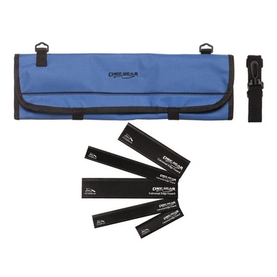 8 Pocket Roll Bag for Chef Knives, 1 Large Mesh Pocket for Kitchen Utensils (... - Image 1 of 4