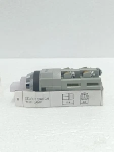 IDEC ASLN SELECT SWITCH WITH LAMP 24V AC/DC INDUSTRIAL SELECTOR SWITCH JAPAN NEW - Picture 1 of 11