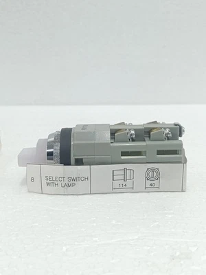 IDEC ASLN SELECT SWITCH WITH LAMP 24V AC/DC INDUSTRIAL SELECTOR SWITCH JAPAN NEW - Image 1 of 4