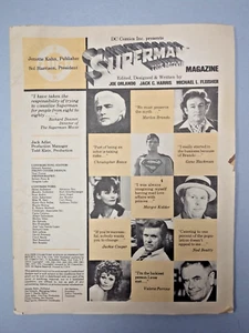 Revista de Superman la película. Artículo de coleccionista. Cómics de DC. 1979 vintage - Imagen 1 de 24