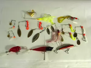 14 fresh water lures New ready to fish Free Ship J22 - Picture 1 of 7
