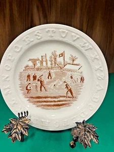CIRCA 1860'S "ABC SPORTS PLATE". GOREOUS CONDITION! RARE PLATE. - Picture 1 of 4