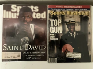 Menge 2 David Robinson Sport illustrierte Sporen Hüllen - Bild 1 von 5