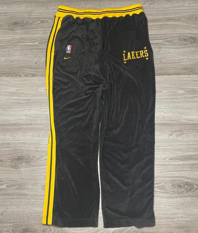 Vintage Nike '57 Los Angeles Lakers Warm Up Shooting Sweat Pants Men's Size XL Cover
