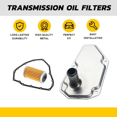 Filtros de aceite de transmisión Nissan Sentra Versa 2012-2019 3 piezas con junta de bandeja Foto 1 de 4