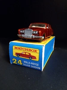 Matchbox #24C Rolls Royce Silver Shadow 1967 In Original E4 Box VNM - Picture 1 of 14