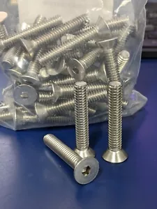 40x Bolt Depot Stainless Steel 18-8 1-1/2" Socket Flat Head Allen - Picture 1 of 1