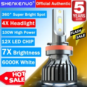 Bombilla de faro LED F8 para camioneta Chevy Silverado 1500 2500 HD doble cabina 2022-2024 - Imagen 1 de 8