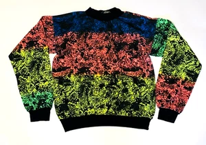 New Express Kids Colorful Pull Over Long Sleeve Sweater - Size L 14/16 - Picture 1 of 3