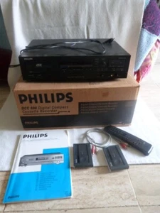 Lecteur Philips DCC 600 complet en boite et fonctionnel + 2 DCC pré-enregistrées - Imagen 1 de 24