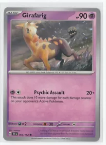 Pokemon Temporal Forces - 066/162 Girafarig - Picture 1 of 1