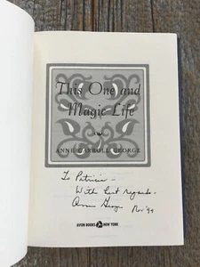 SIGNED - THIS ONE and MAGIC LIFE by Anne Carroll George (1999, Hardcover) - Picture 1 of 7