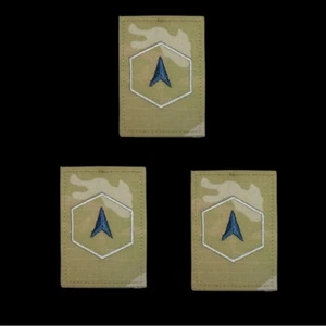 SPACE FORCE CHEVRON SPECIALIST 1 HOOK N LOOP OCP - Picture 1 of 5