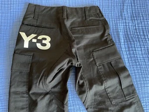 Y-3 YOHJI YAMAMOTO KIDS CARGO PANTS 6 YEARS BLACK NEW - Picture 1 of 8