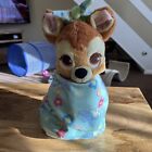 Disney Babies Bambi 10” Plush Soft Toy With Blanket From Bambi Rare