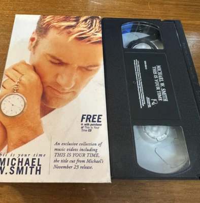Michael W. Smith This Is Your Time VHS 1999 Reunion Records CVHS Tape Used Music - Image 1 of 4