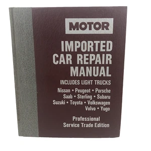 Motor Imported Car Repair Manual 1988-91 Incl Light Trucks 13th Edition Vol 2 - Picture 1 of 23