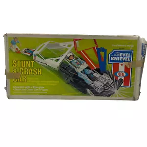 1974 Evil Knievel Stunt & Crash Car In Box - 2 Figures - Bild 1 von 6