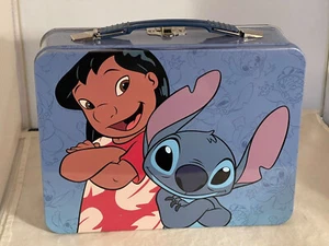 Disney Lilo & Stitch Bioworld Tin Tote Lunchbox-New - Picture 1 of 1