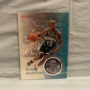 #190 Kenny Anderson Grant's Playbook Charlette Hornets 1996 Skybox Basketball Ca