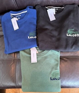 Lacoste Men's Cotton Lounge LS T-SHIRT TH8089 Multi Colors & Sizes Holiday SALE! - Picture 1 of 11