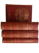 Mon Doctor -antique French Medicine/Medical Manual H M.Menier/1907 4vol Hc