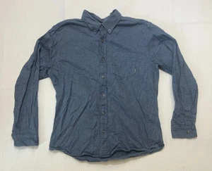 Eddie Bauer Shirt Mens L Blue Classic Fit Casual Stylish Comfort Chest Pocket - Picture 1 of 5