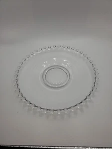 Vintage Imperial Glass Candlewick Saucer Plate Clear 7 1/4" - Picture 1 of 8