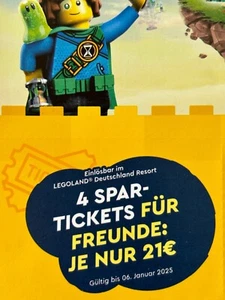 LEGOLAND Gutschein 2024 4xEintritt für je 21€ - Bild 1 von 2
