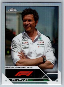 2023 Topps Chrome Formula 1 Toto Wolff Refractor #92 Mercedes - Bild 1 von 2