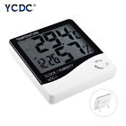 Mini Digital LCD Temperature Humidity Meter Clock Indoor Hygrometer Thermometer