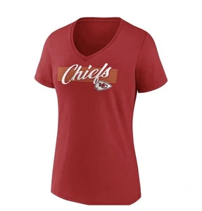 Camiseta para mujer Kansas City equipo NFL ropa cuello en V talla S - NUEVA - NUEVA CON ETIQUETAS - Imagen 1 de 4