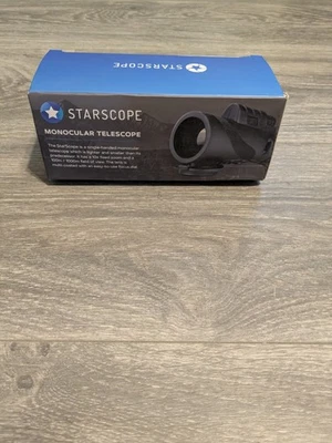 Starscope Monocular Telescope 10x Zoom Water Resistant Open Box Unused - Image 1 of 4