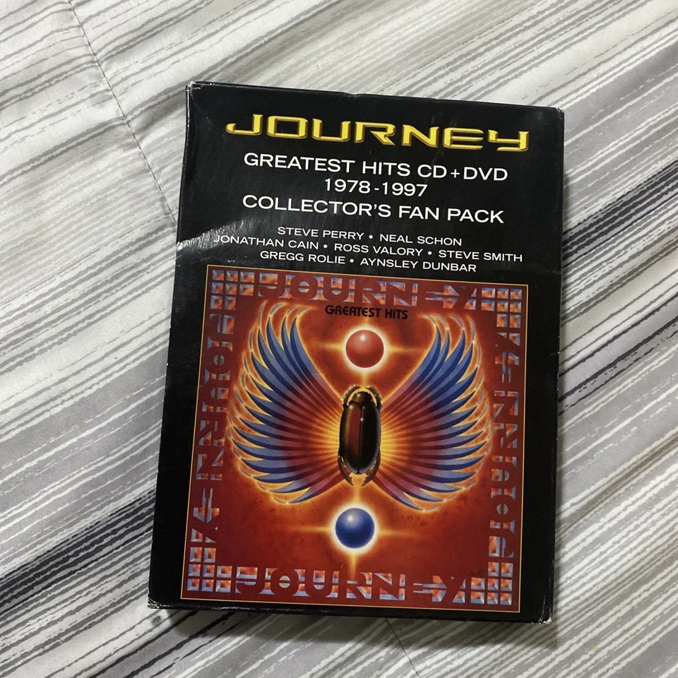 Journey Greatest Hits CD+DVD 1978-1997 Collector's Fan Pack Essential Escape  - Image 1 of 1