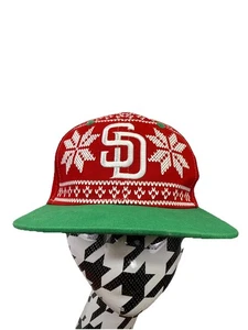 San Diego Padres - Ugly Christmas Sweater Snap Back Hat - MLB - Cotapaxi - SGA - Picture 1 of 14