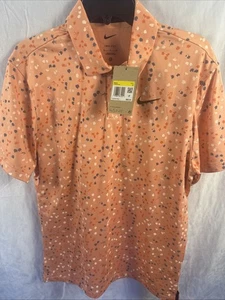 Nike Dri-Fit Tour Floral Golf Polo Shirt DX6089-844 Mens Small All Over Pattern - Picture 1 of 6