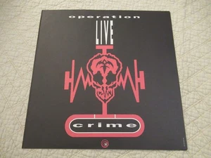 Queensryche Operation: Live Crime Record Flat/Promo (2-Sided) (1991) - Picture 1 of 2