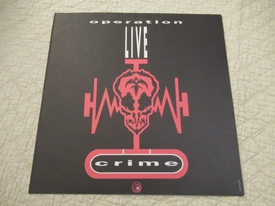 Queensryche Operation: Live Crime Record Flat/Promo (2-Sided) (1991) - Image 1 of 2