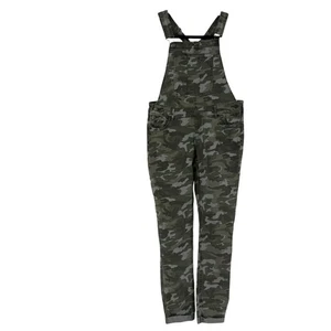 Justice Overalls Girls Size 16 Regular Camouflage Green NEW Soft Stretchy Camo - Picture 1 of 10