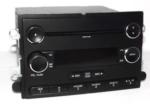 Ford Taurus 2009 Radio AMFM MP3 CD Player Part Number 8G1T-18C869-FA Chrome Trim - Bild 1 von 6