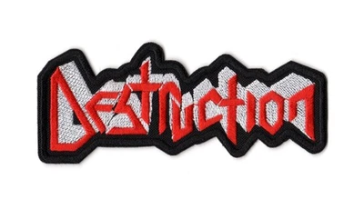 Destruction Embroidered Sew-on Patch | German Thrash Black Metal Music Band Logo - Image 1 of 2