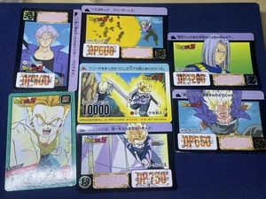 Dragon Ball Z Amada PP Card Lot 7 Vintage 1990s Trunks Saga Holo & Regular Japan - Bild 1 von 16