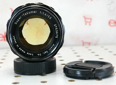 Asahi Pentax Super Takumar 50mm f1.4 for M42 Prime Camera Lens USA Shipper - Image 1 of 4