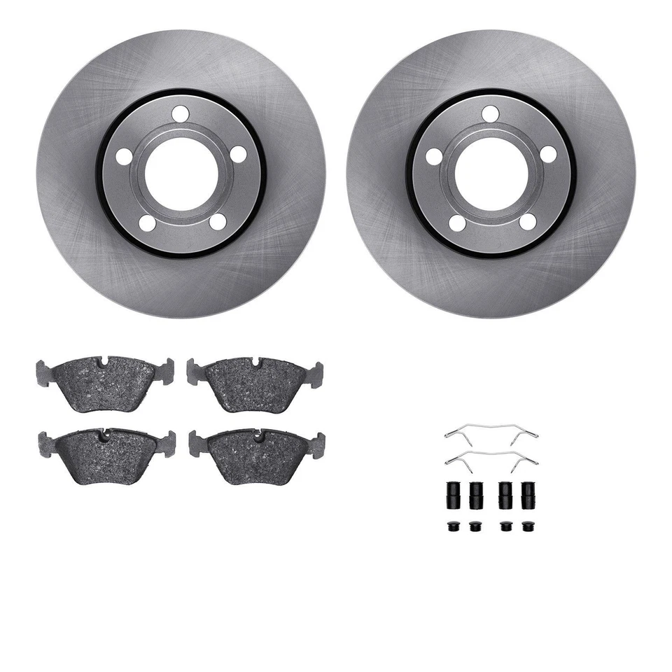 Kit freno disco Dynamic Friction 6612-73043 para 89-91 Audi 200 200 Quattro Foto 1 de 4