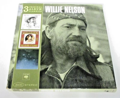 3 Original Album Classics - Willie Nelson - 3 CD Set in Slipcover - Image 1 of 4