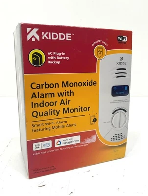Kidde Enchufe Inteligente Detección de Monóxido de Carbono y Monitor de Calidad del Aire Interior Foto 1 de 2