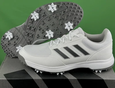 Adidas Tech Response 3.0 Mens Golf Shoes GV6888 White/Black Choose Size NEW! - Image 1 of 4