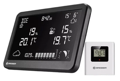 Bresser Weather Station Radio Controlled Meteo Temp Kit #7004330 (UK Stock) BNIB - Image 1 of 4