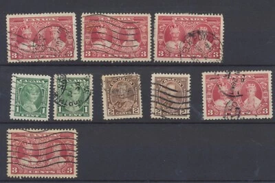 Canada Stamps: 1935 Silver Jubilee; SG335/7; Used: CV £15 - Image 1 of 4